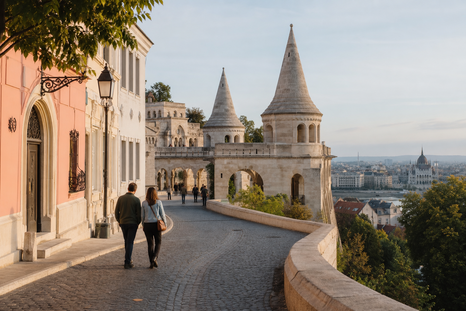 Fisherman’s Bastion and Buda Castle District in Budapest