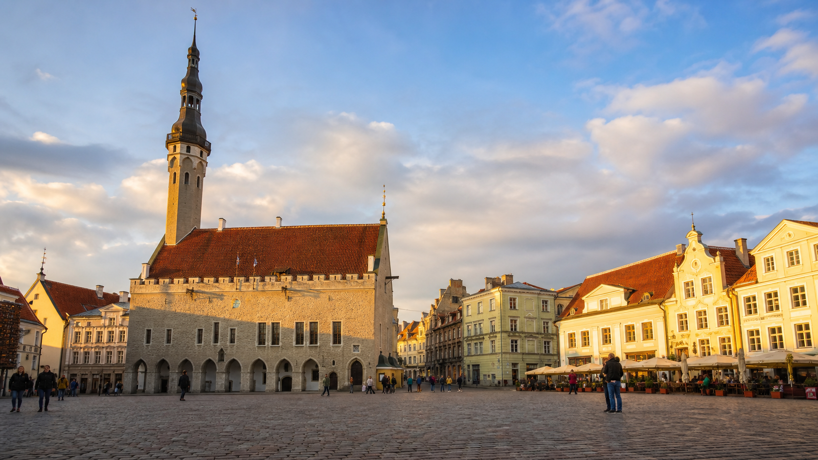 Town Hall Square in Tallinn Old Town